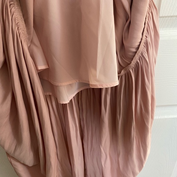 Sold Banana Republic Blush/Pink Maxi Dress Silk Style - Picture 7 of 9